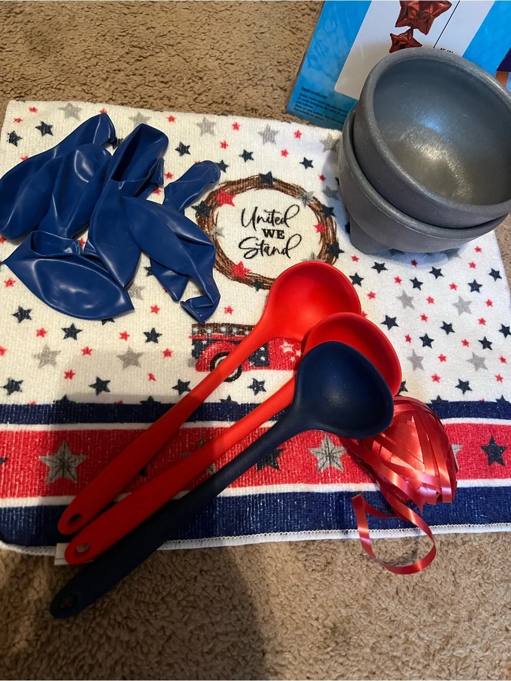 Memorial Day and July 4th decorations